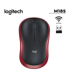 მაუსი Logitech M185, RED