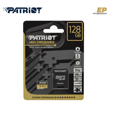 Micro SDXC Patriot EP V30, 128GB,