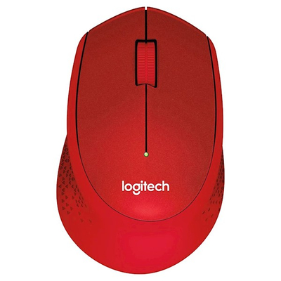 მაუსი Logitech M330 SILENT PLUS, RED,